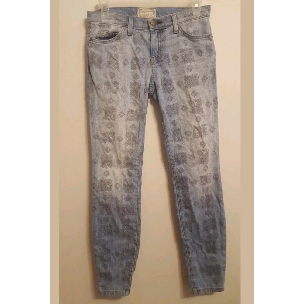 The Stiletto Vintage Paisley Skinny Ankle Crop 25